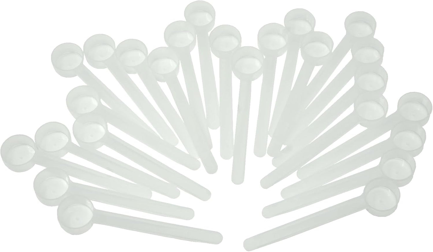 1 Tablespoon (1/2 Oz. | 3 Teaspoon | 1/16 Cup | 14.8 mL) Long Handle Scoop for Measuring Coffee, Pet Food, Grains, Protein, Spices and Other Dry Goods (Pack of 25)