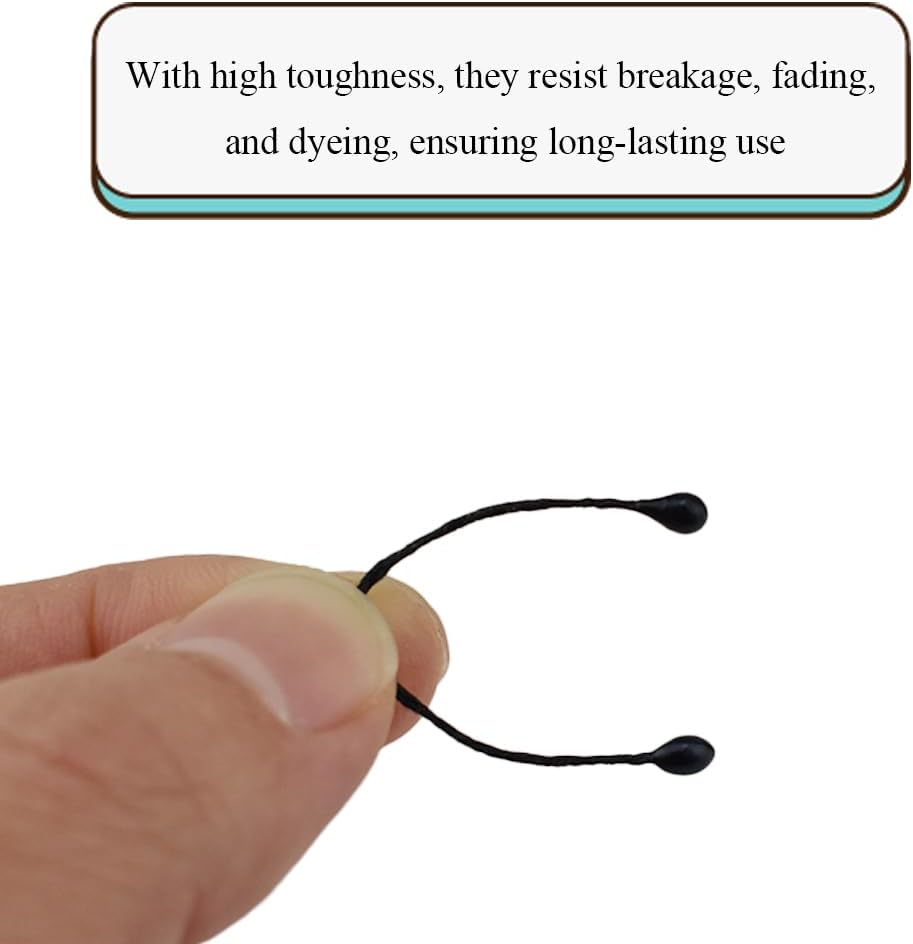 HAHIYO 700Pcs 3mm Fully Black Pearl Double Head Flower Pistil Handmade Artificial Pistil para Flore Pearlized Floral Stamen Pollen for Flower Making Scrapbook Decoration