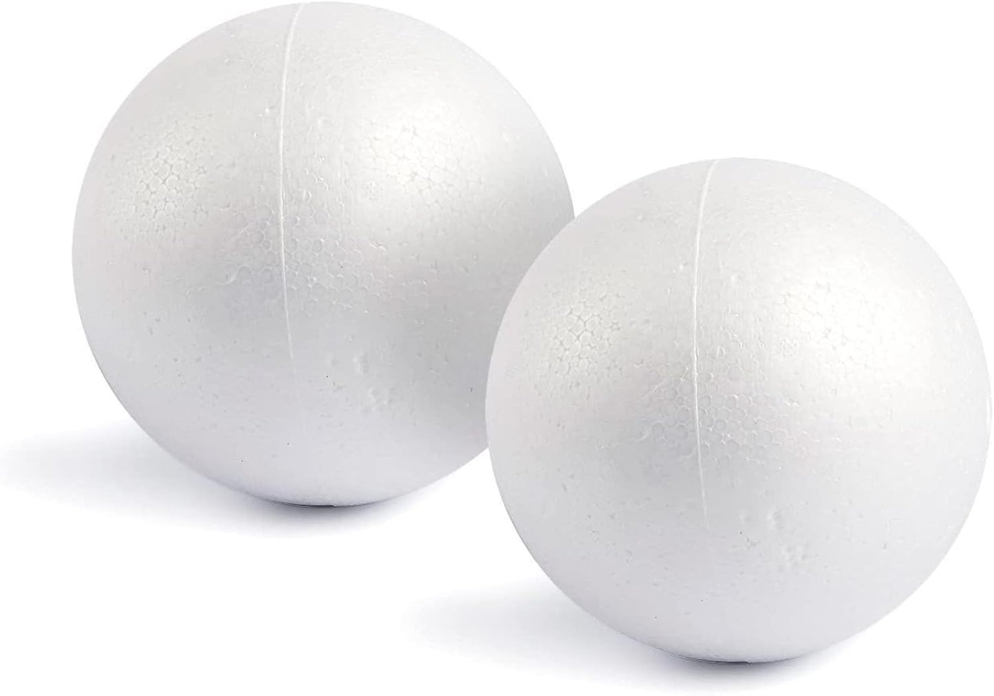 Juvale Styrofoam Balls - 6-Inch, White, Pack of 2 - Smooth Foam Spheres for Crafts & Painting - Foam Craft Balls & DIY Project Supplies