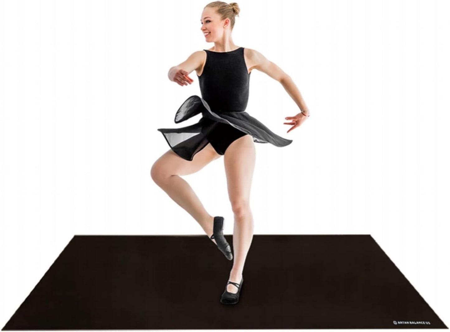 Marley Dance Floor- Ideal for Ballet, Jazz, Tap, and Party Dancing for All Ages- Non-Slip Dance Floor for Smooth Flooring - Ballet Floor for Home, Studio and Outdoor Dance Floor