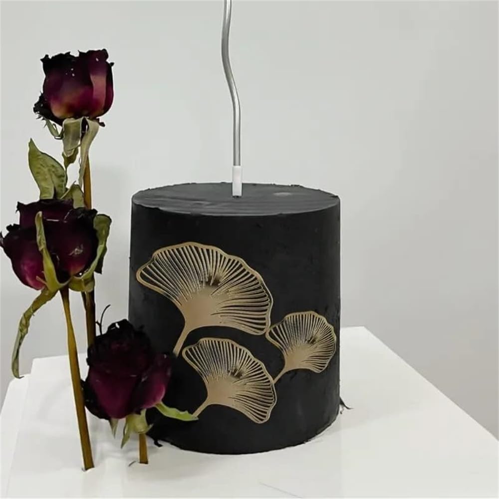 10PCS Acrylic Gold Ginkgo leaf Cake Topper Cake Decoration Baking Accessories Party Supplies Cake Decorating Tools