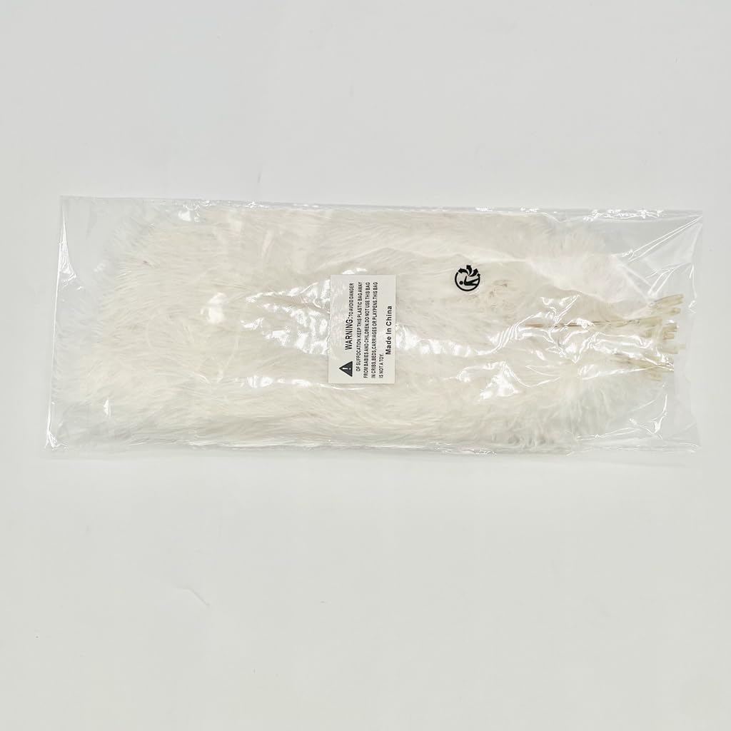 Sowder 10-12inch(25-30cm) Ostrich Feathers Plume for Wedding Centerpieces Home Decoration Pack of 10pcs(Black)