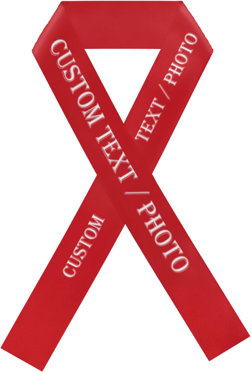 Custom Sash,Personalized Birthday Sash with Text Photo,Customized Bachelorette Sash Quote Sash Bride to Be Sash Color Optional (No decorative edge, Red)