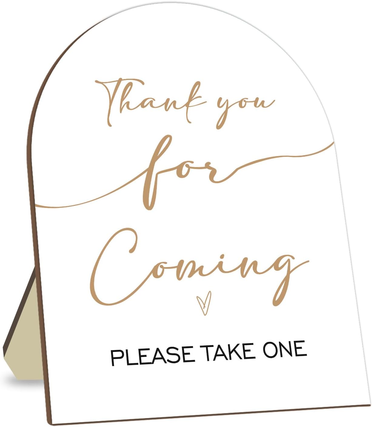 Thank You Sign for Guests, Bridal Shower Baby Shower Decoration Sign, Thank You for Coming Please Take One Sign, Wedding Shower Favors Sign, Birthday Party Decor Supplies, 9 * 11IN
