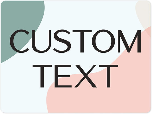 Custom Sign, Custom Street Sign, 11 Font Colors, 13 Font Styles, 4 Hole Options, 22 Sizes, 18x24 Inches, Rust Free DiBound, Fade Resistant, Made in USA by My Sign Center (Minimalist)