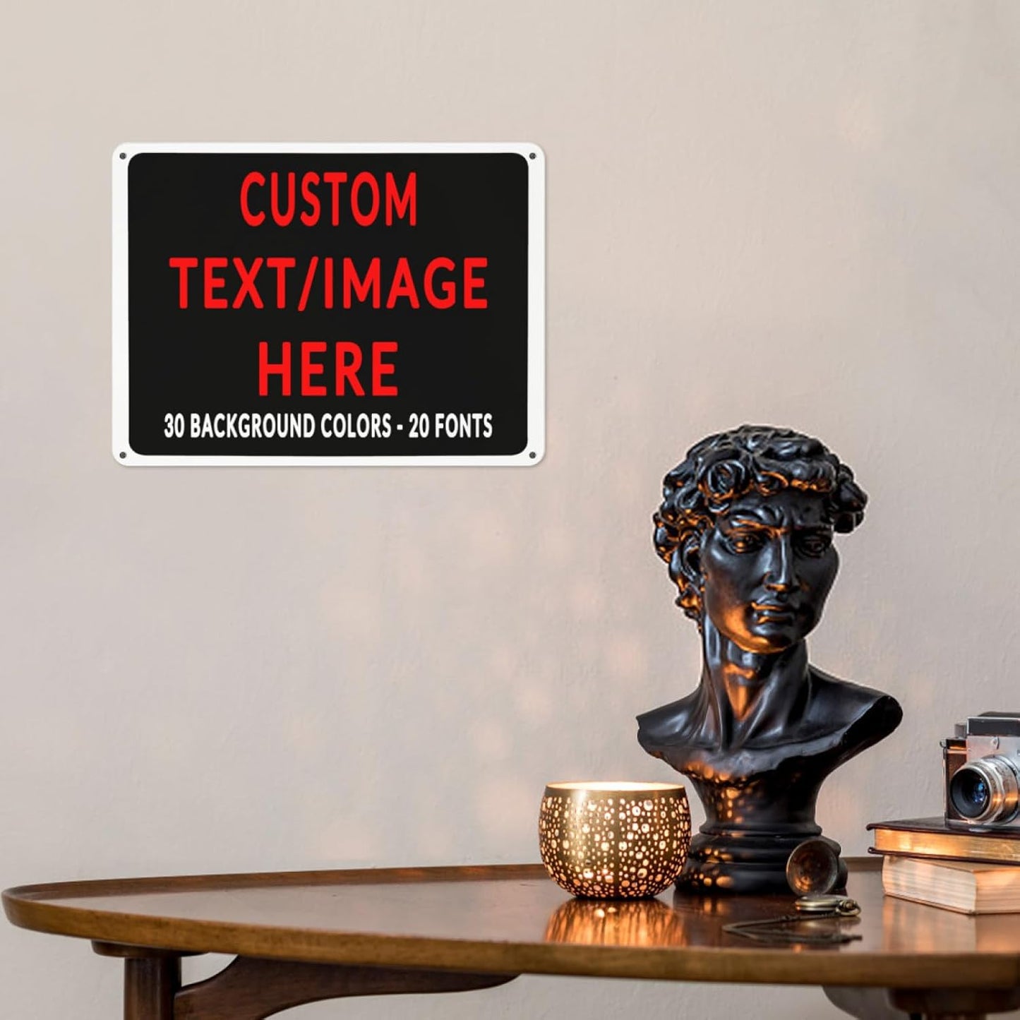 Custom Sign Personalized Custom Metal Sign, Customize For Office, Business, Workplace, Office, Home, Delivery Signs 12x18