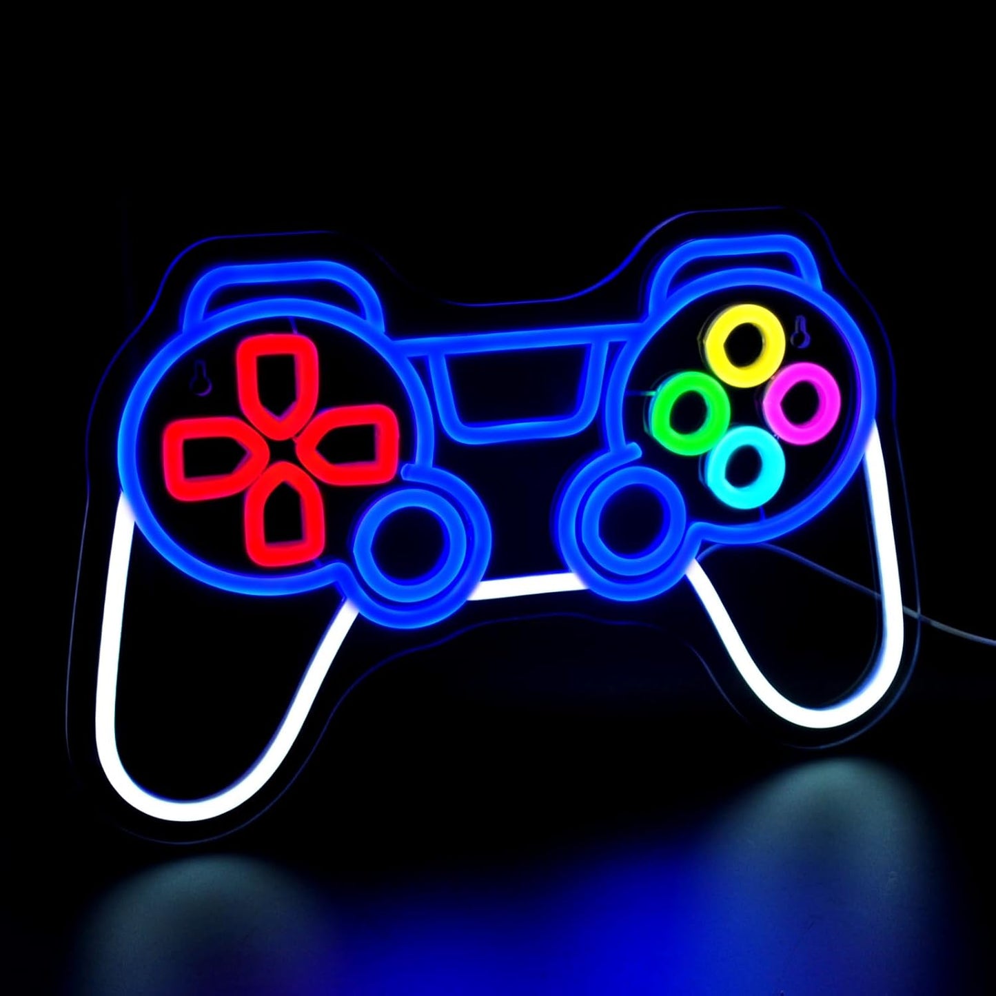 Game Neon Signs for Wall Decor Gaming Controller LED Neon Sign for Game Room Neon Light Sign for Wall Decor Birthday Party USB Powered Gamer Gifts for Teens Boys