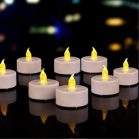 Nancia 150PACK Flameless LED Tea Lights, Warm Yellow, 200 Hours Battery-Powered, Ideal for Party, Wedding, Birthday, Home Decoration