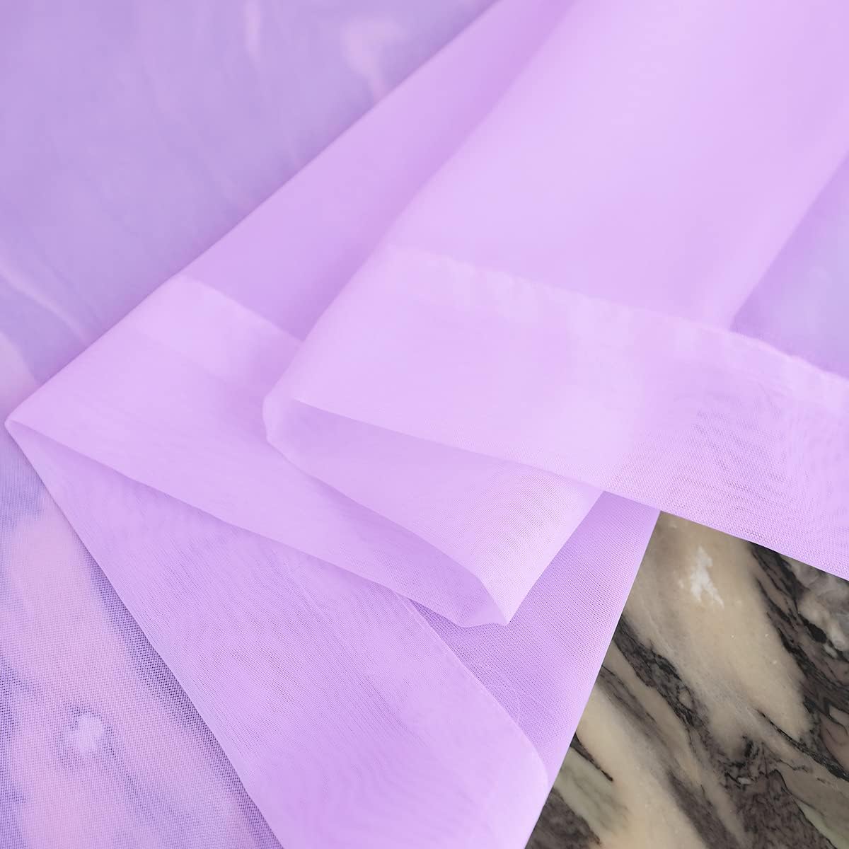 Window Purple Sheer Curtains 48 Inches Width 72 Inches Long 2 Panels Sheer Curtain Clear Curtains Basic Rod Pocket Panel for Home Living Room Bedroom Kids Room Yard Patio Parlor Sliding