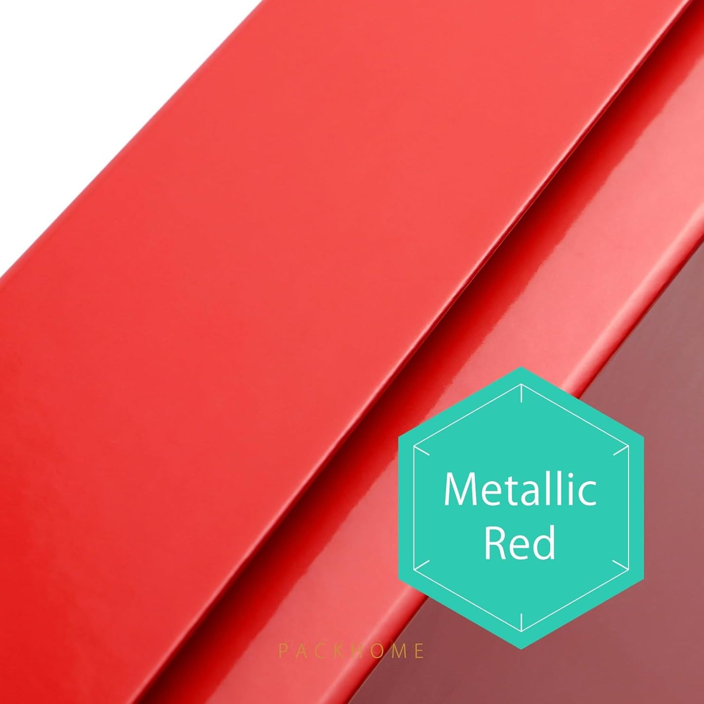 PACKHOME Gift Box 11.5x8x2.5 Inches, Sturdy Shirt Box with Magnetic Lid for Multiple Occasions (Glossy Red)