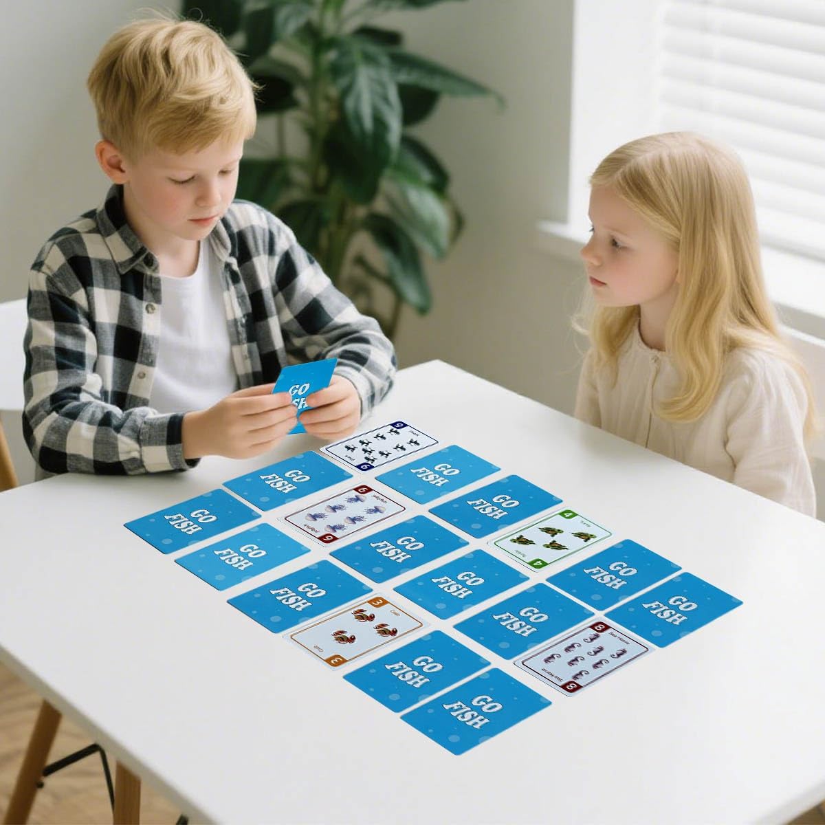 Card Games for Kids,Old Maid,Go Fish and Crazy 8's,3 Decks, Fun Family Classic Games, Holiday Birthday Gift