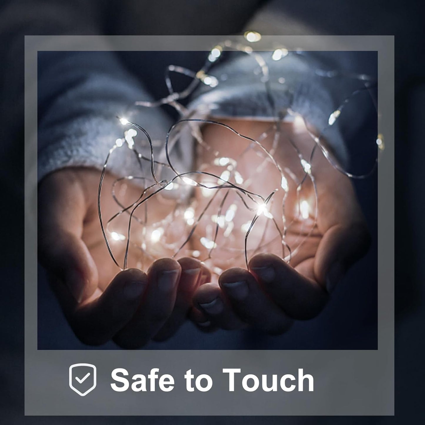 12 Pack Led Fairy Lights - White, Battery Operated LED Silver Wire String Lights, 7FT 20LED Mini Firefly Starry String Lights Waterproof Led Twinkle Lights for Mason Jar DIY Christmas Decor