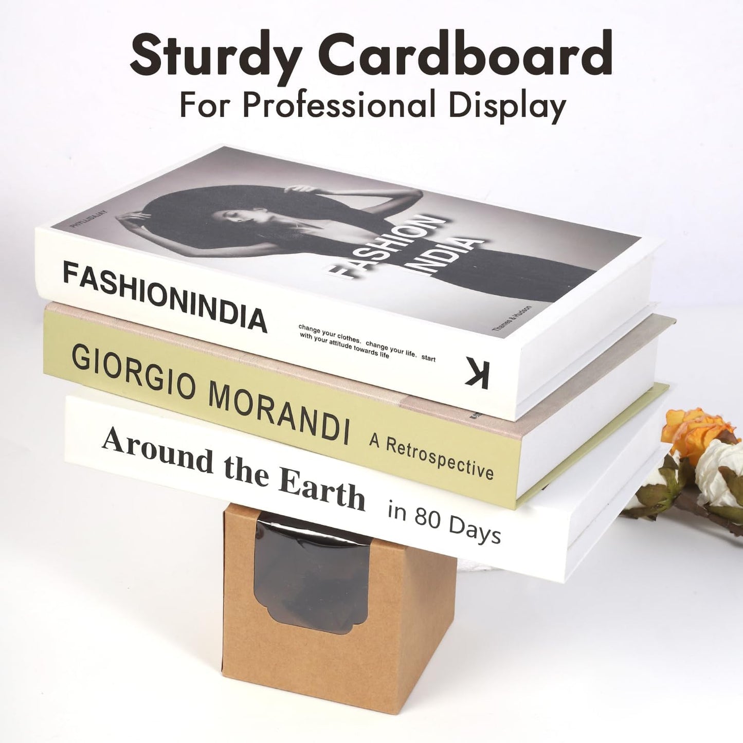 JCD 120pcs Cupcake Boxes, 3.5inches Individual Pre-Assembled Kraft Brown Cupcake Boxes with Window Single Cupcake Containers for Mother's Day, Birthdays, Baby Shower (Brown/120Pcs)