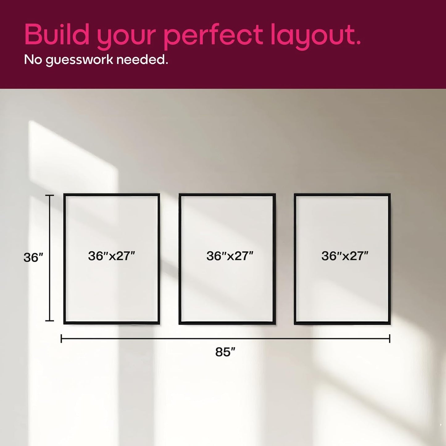 Mixtiles Official - Custom Photo Tiles - Personalized Printed Photos - Magnetic Wall Frames - Adhesive Sticker, No Nails - Various Sizes and Frames - XL-Portrait-set-Tile - Oak Frame