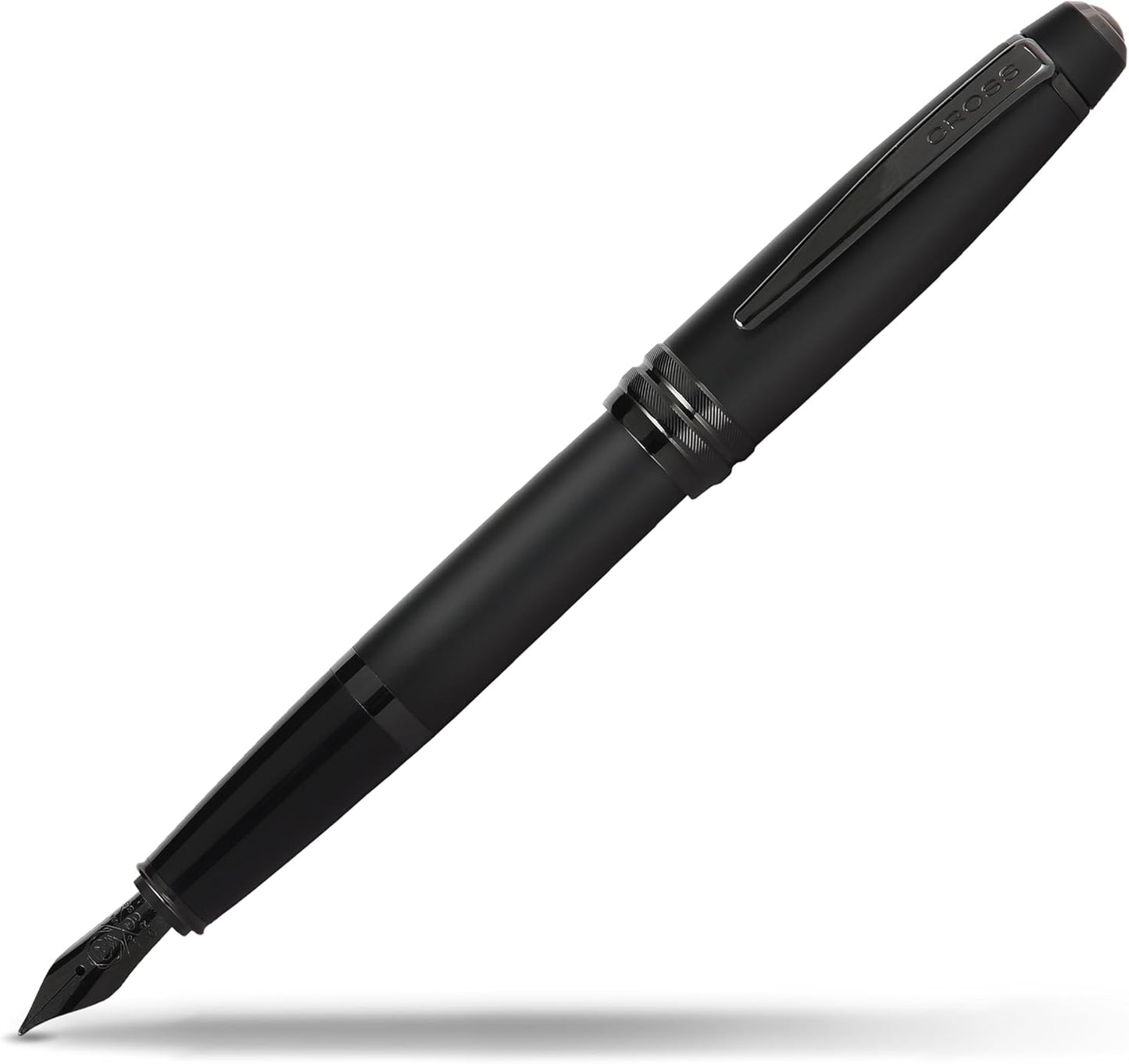 Cross Bailey Refillable Fountain Presented in a Premium Gift Box - Medium Point, Black Ink, Matte Black