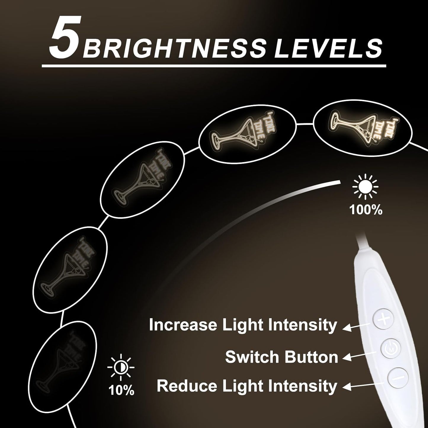 Tini Time Neon Sign, Martini LED Neon Sign for Bars, Elegant Cocktail Glass Neon, Martini Cocktail Bar Wall Decor, Bar Wall Art, Pub neon, 16.5"x8.7", Warm White