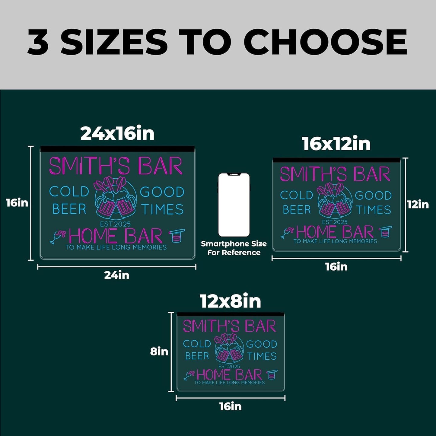 Personalized Pool & Patio Neon Sign, Custom LED Wall Light for Backyard Decor, Outdoor Bar Sign, Relaxing Vibes Gift for Homeowners