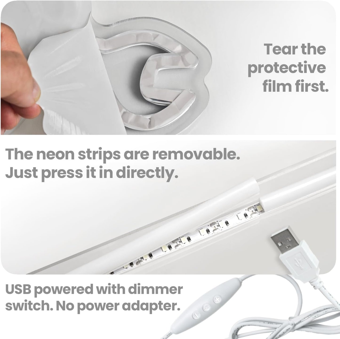 No Pain No Gain Neon Sign for Gym Wall Decor,Led Sign,Neon Lights for Bedroom,Motivational LED Light Up Sign for Home Fitness Room,Garage,Workout,Man Cave,Blue & Yellow Barbell Neon Light