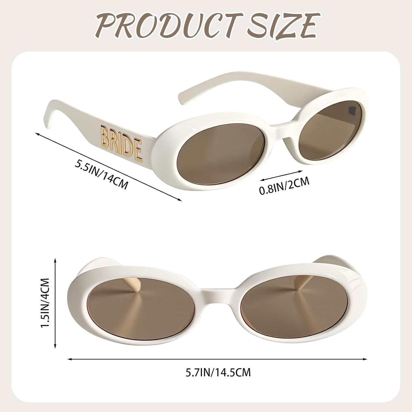 Bride to be Sunglasses, Bridal Shower Accessory, Cute Glasses for Women Bachelorette Party Decoration