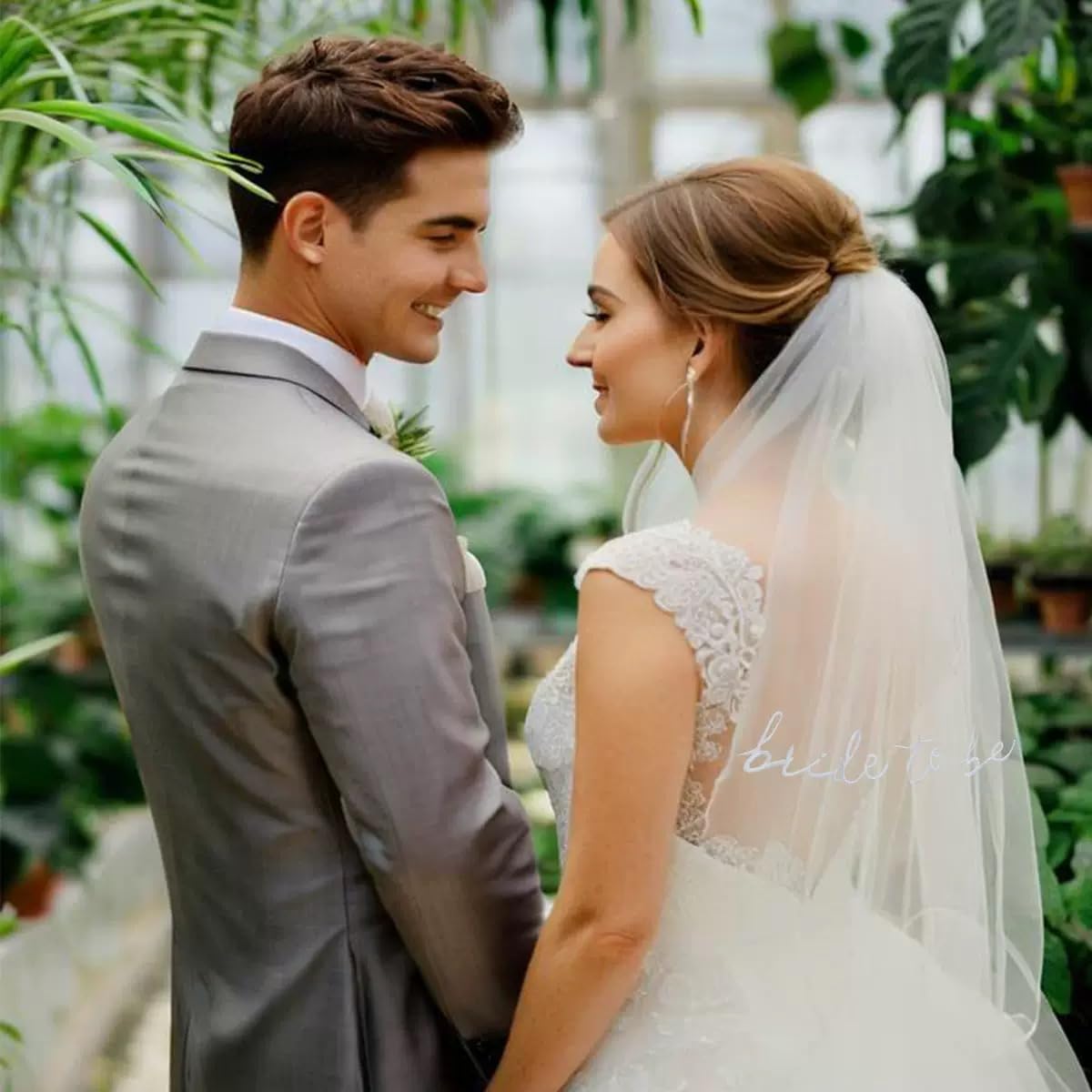 3PCS Bride Decorations Set – Satin Bride Sash, White Veil with Embroidered Letters, Silver Tiara Headband– Elegant Bridal Accessories for Wedding, Bachelorette Party