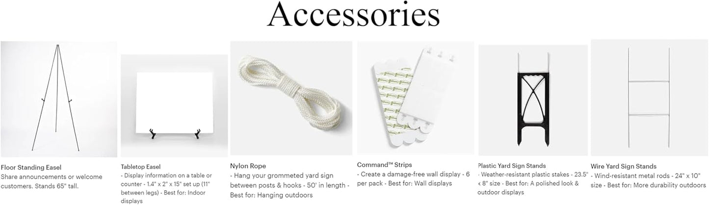 Generic Wedding Sign, Floral Wedding Welcome Sign, 18x27 inches, Plastic, 4 mm Corrugated, Custom Floral Style, Stand Mounting