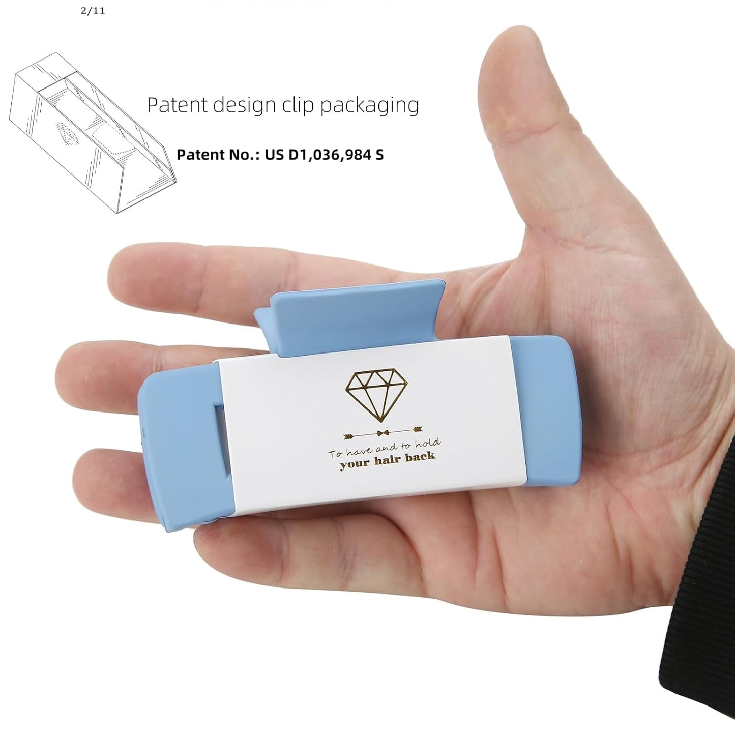 Bridesmaid Scrunchies Proposal Gifts 4.1inch square Hair Claws Bachelorette Hair Clip heart sunglasses Girls gift for Wedding Party Favors (18pcs White&Rose Gold)