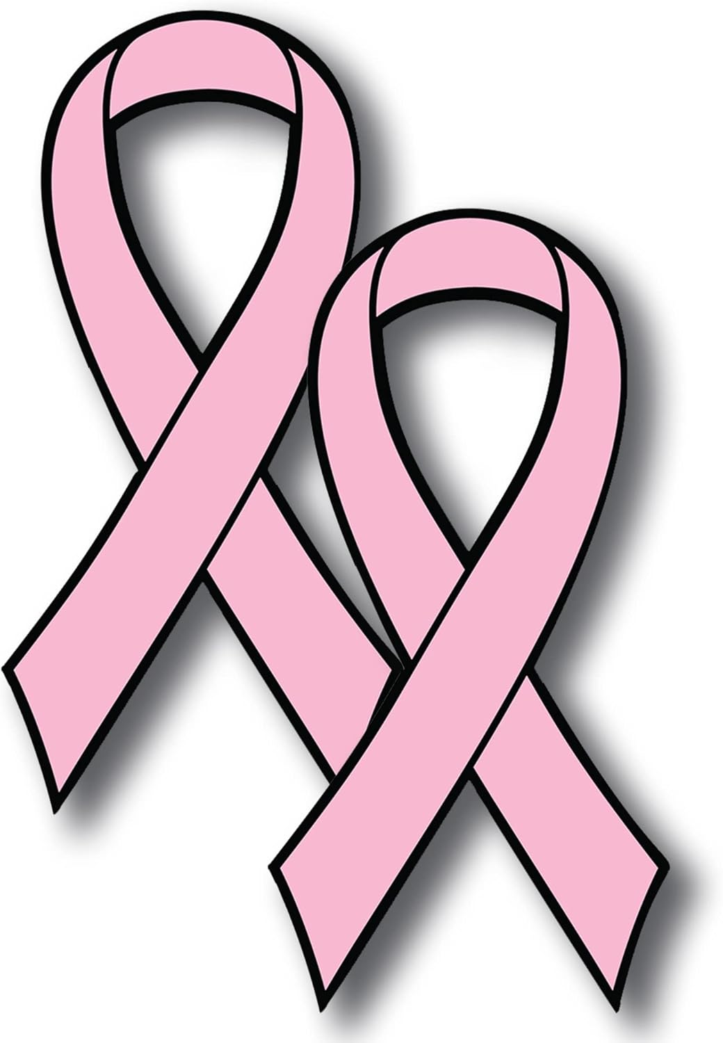 Magnet Me Up: Support Breast Cancer Awareness Pink Ribbon Magnet Decal - 2 Pack, 3.5x7 Inches, Heavy-Duty Automotive Magnets for Car, Truck, SUV - Raise Awareness and Show Support with This Magnet