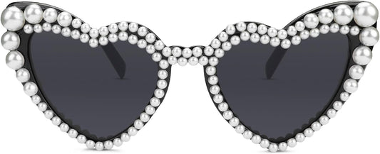 YOGFIT Heart Sunglasses for Women Fashion Classic Love Eye Protection Sunglasses Vintage Cute Heart Sunglasses