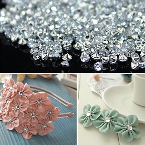10000 pcs/Pack Wedding Table Scatter Confetti Crystals Acrylic Diamonds Vase Fillers 4.5 mm Rhinestones for Wedding, Bridal Shower, Vase Beads Decorations (Light Blue)