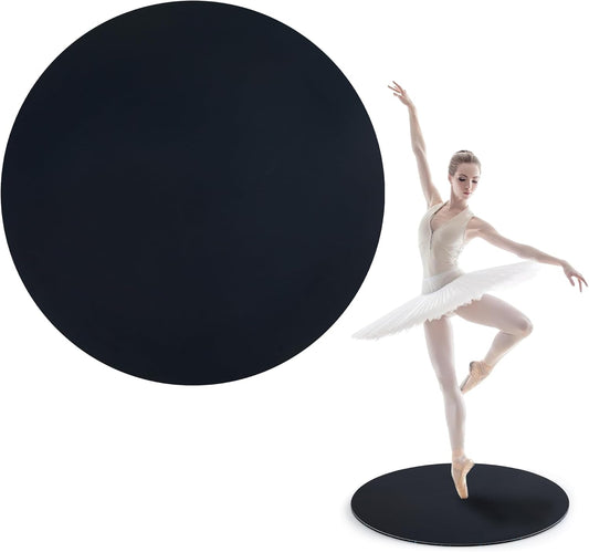 31inch Portable Dance Floor, Tap Dance Floor, Ballet Training Equipment Ideal for Figure Skating Practice Mat,Jazz,Tap Board,Turning Board and Party Dancing for All Ages