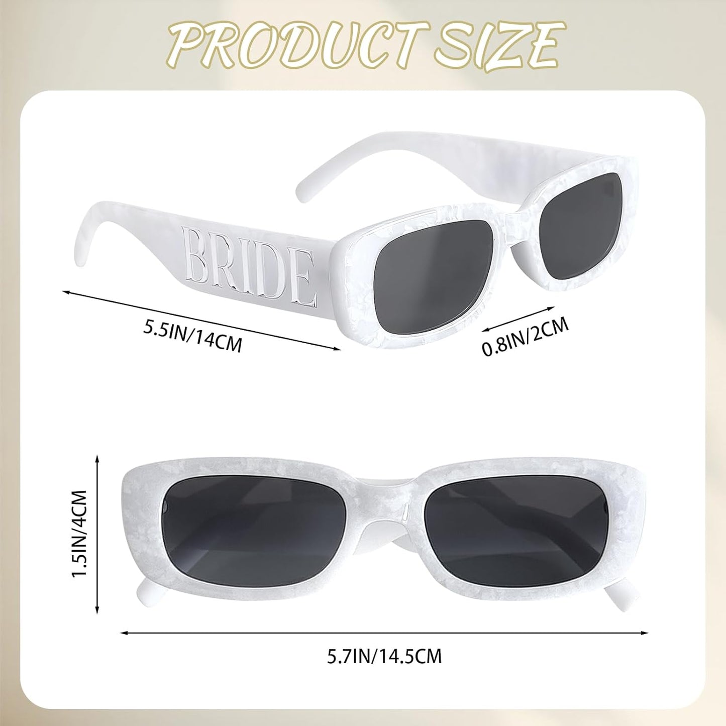 Bride to be Sunglasses, Bridal Shower Accessory, Cute Glasses for Women Bachelorette Party Decoration