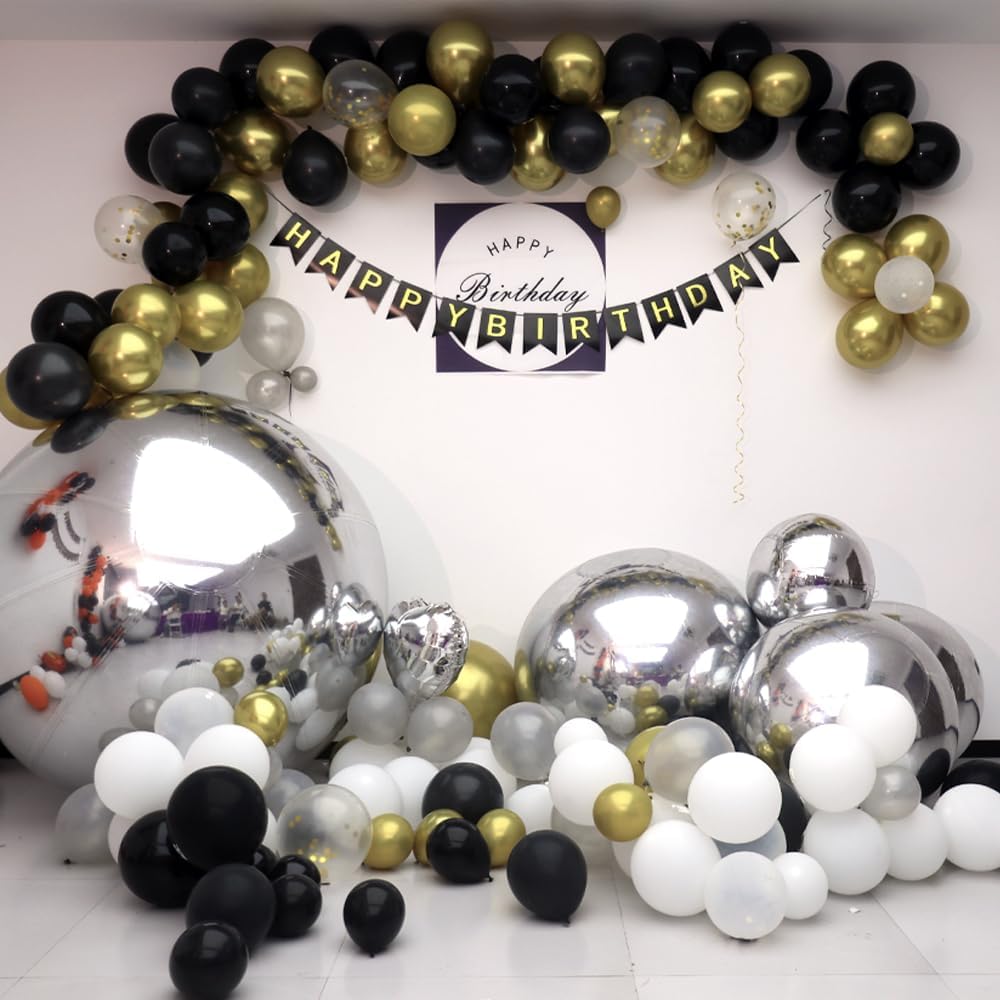 Inflatable Mirror Ball Set - Airtight PVC Spheres for Parties, Weddings, and Events. Perfect for Decoration, Hanging, and Displays. Includes Electric Pump (Silver, 24in-2pk_32in_39in_47in_71in)