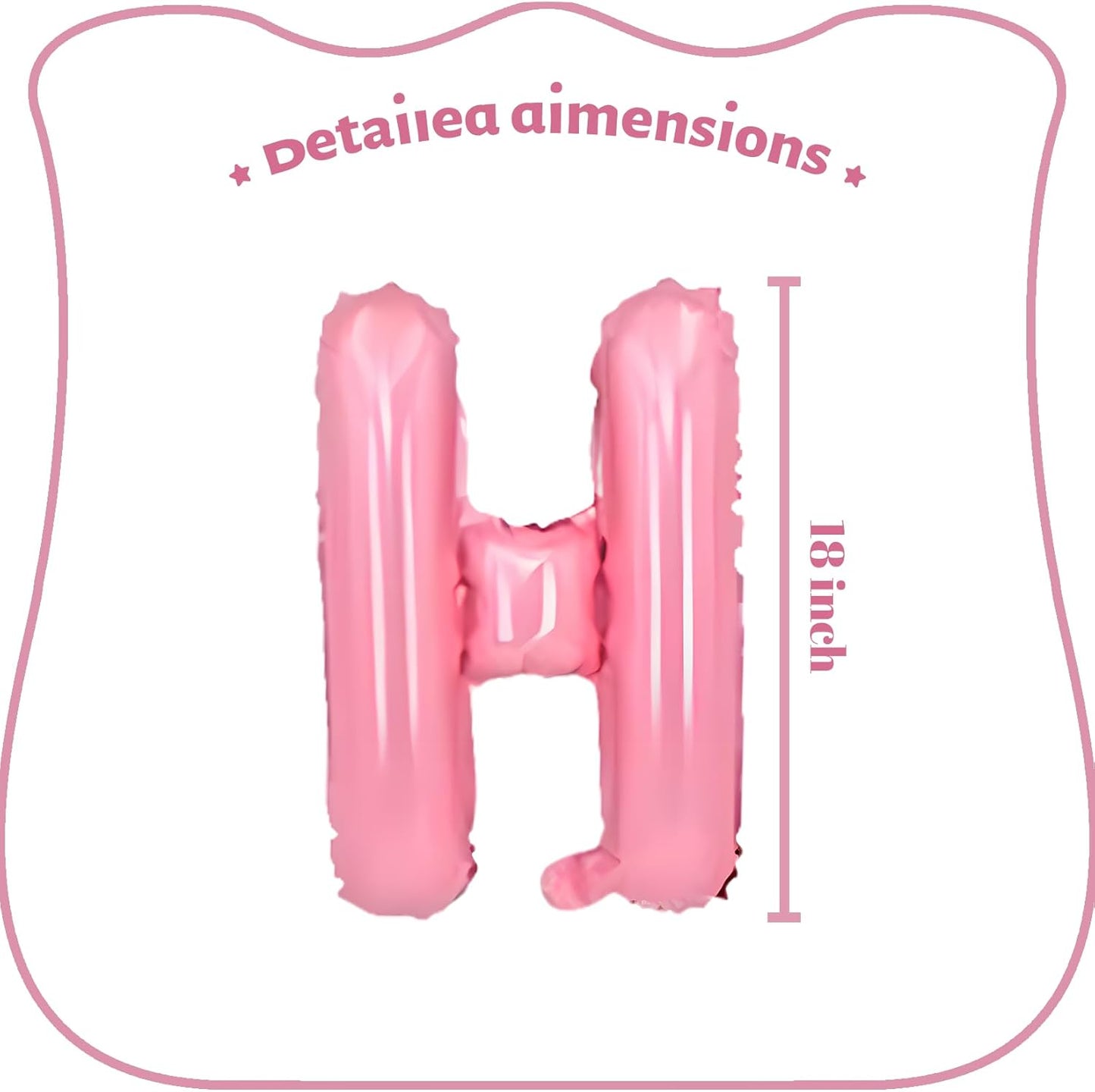 36 Inches Bow Foil Balloon Huge Bowtie Pink Balloon for Baby Shower, Wedding, Kids Theme Party Decoration (Pink 7)