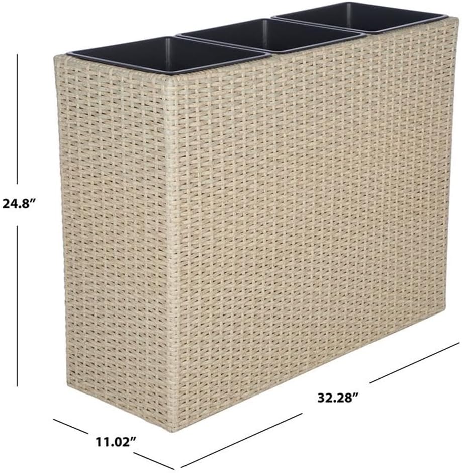 SAFAVIEH Outdoor Collection Rita Wicker Flower Rack