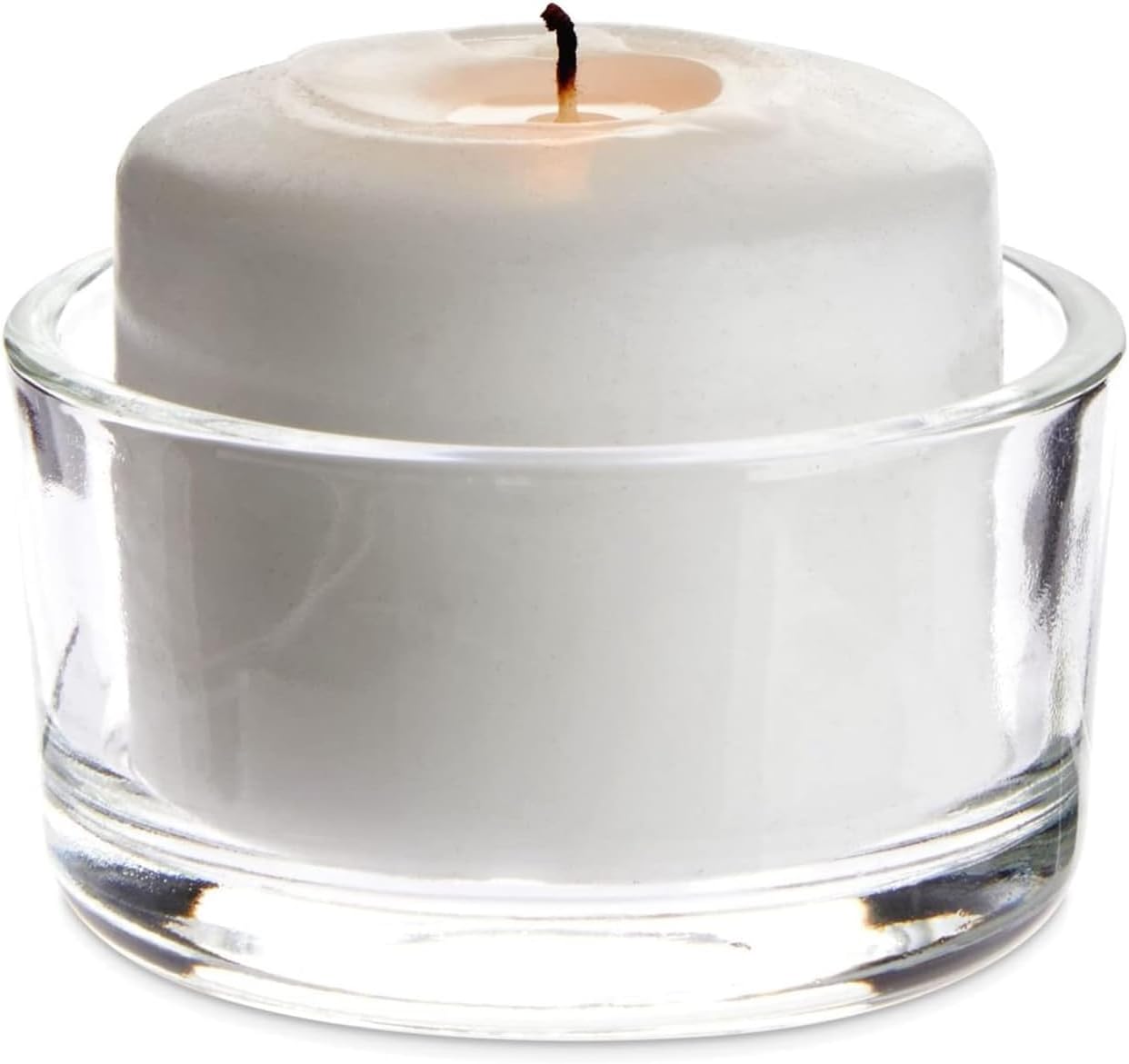 WGV Tea Light Votive Candle Holder 2x1.2 H, Clear Stubby Utility Cylinder Glass, Small Home Accent Decor, 96 Pieces