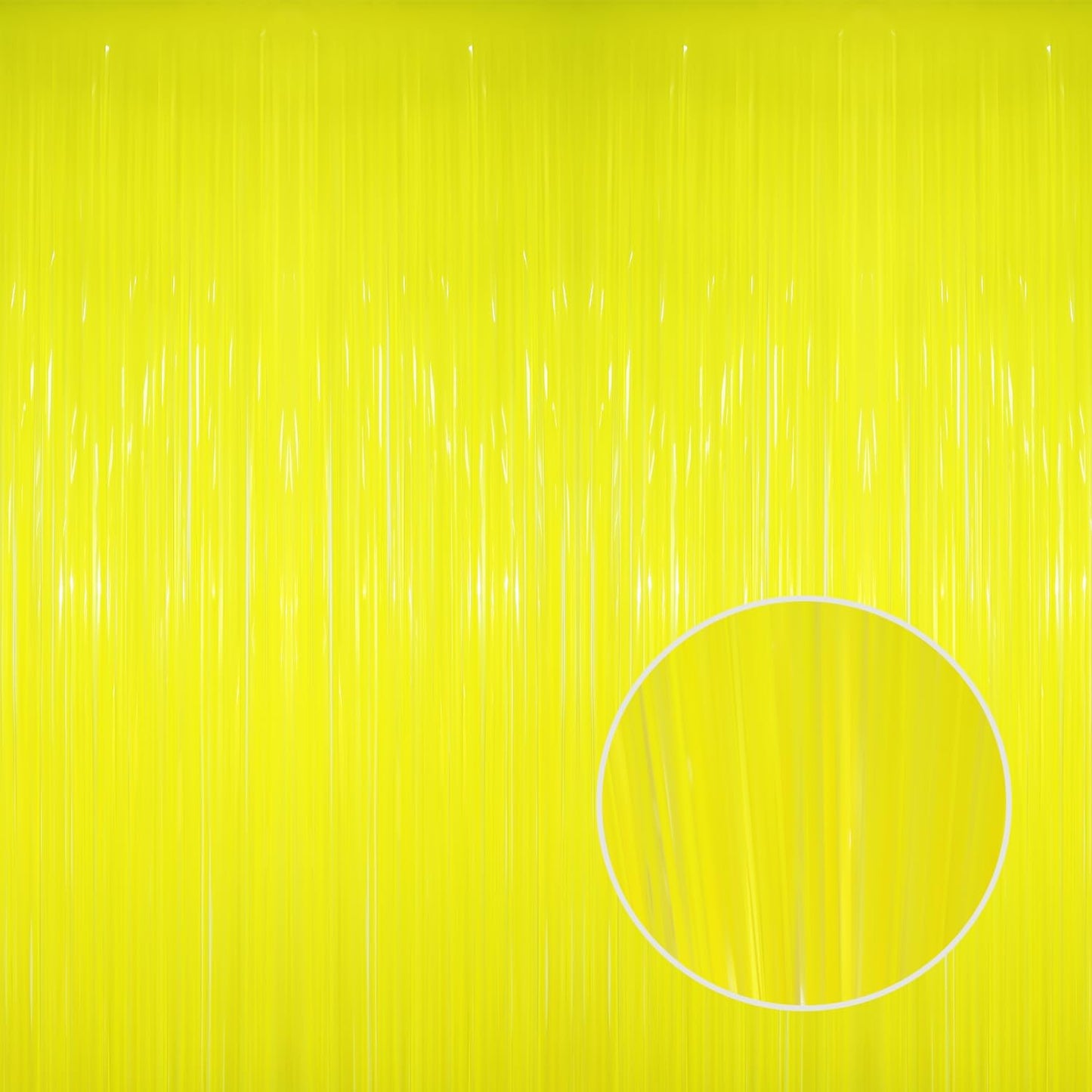 GOER 3.2 ft x 8.2 ft Metallic Tinsel Foil Fringe Curtains Party Photo Backdrop Party Streamers for Birthday,Graduation,New Year Eve Decorations Wedding Decor(5 Packs,Candy Lemon Yellow)