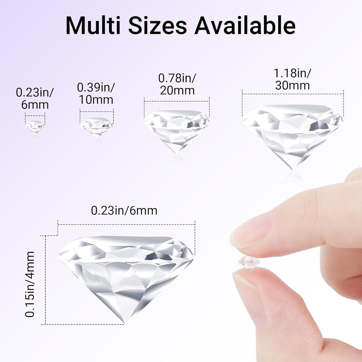 SUREAM 4500PCS Clear Ice Rocks for Vase Filler, 6mm/0.24Inch Acrylic Diamonds Gems, No Holes Faux Acrylic Treasure Crystals for Art Crafts, Wedding Table Scatter, Birthday Party Decoration