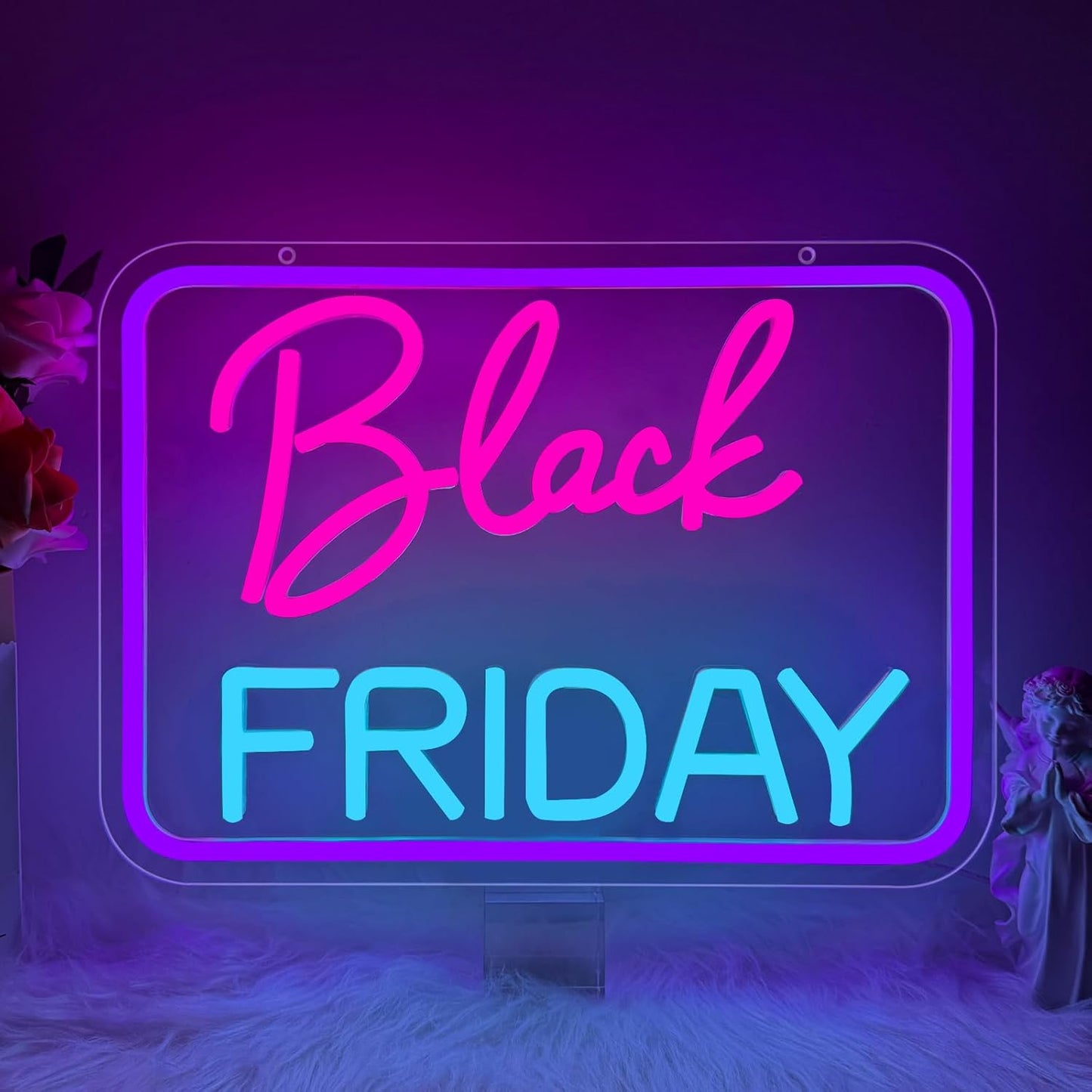 LED Business Neon Sign, Led Neon Light Signs for Store Shop Malls Bright Advertisement Sign for Wall Decor Window Dimmable USB Powered(14.6" × 10.6")