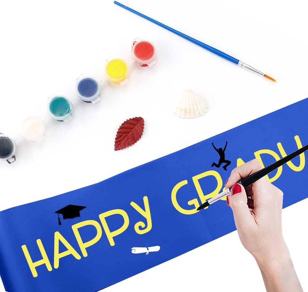 8 Pcs Satin Sash Set - Royal Blue, Bride To Be, Plain, DIY Sashes for Pageants, Graduation, Hen Party, Homecoming, Customizable