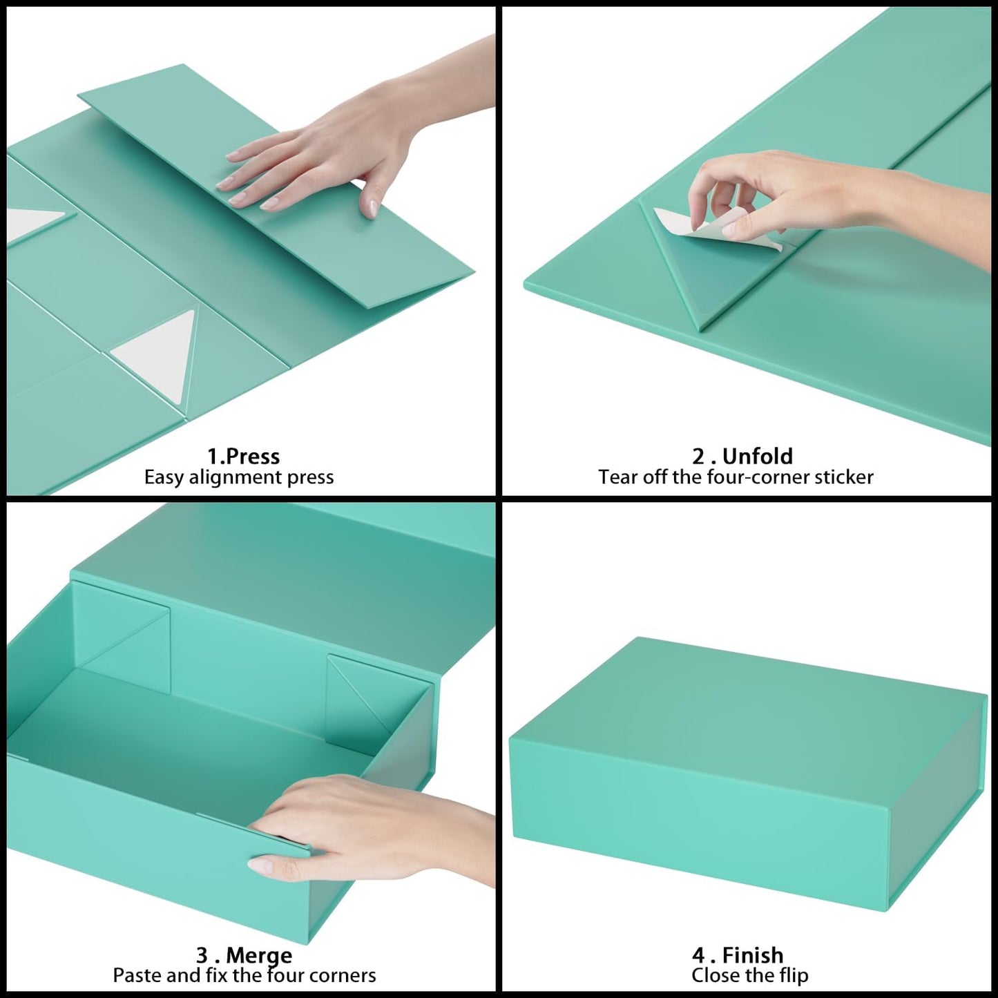 Gift Boxes 11.9" x 8.5" x 3.3" with Magnetic Closure Lid Gift Box for Presents,Bridesmaid Gifts Boxe,Cute Box,Birthday Gift Boxs,Luxury for Gift Packaging, Magnetic Gift Boxe for Wrapping Gifts