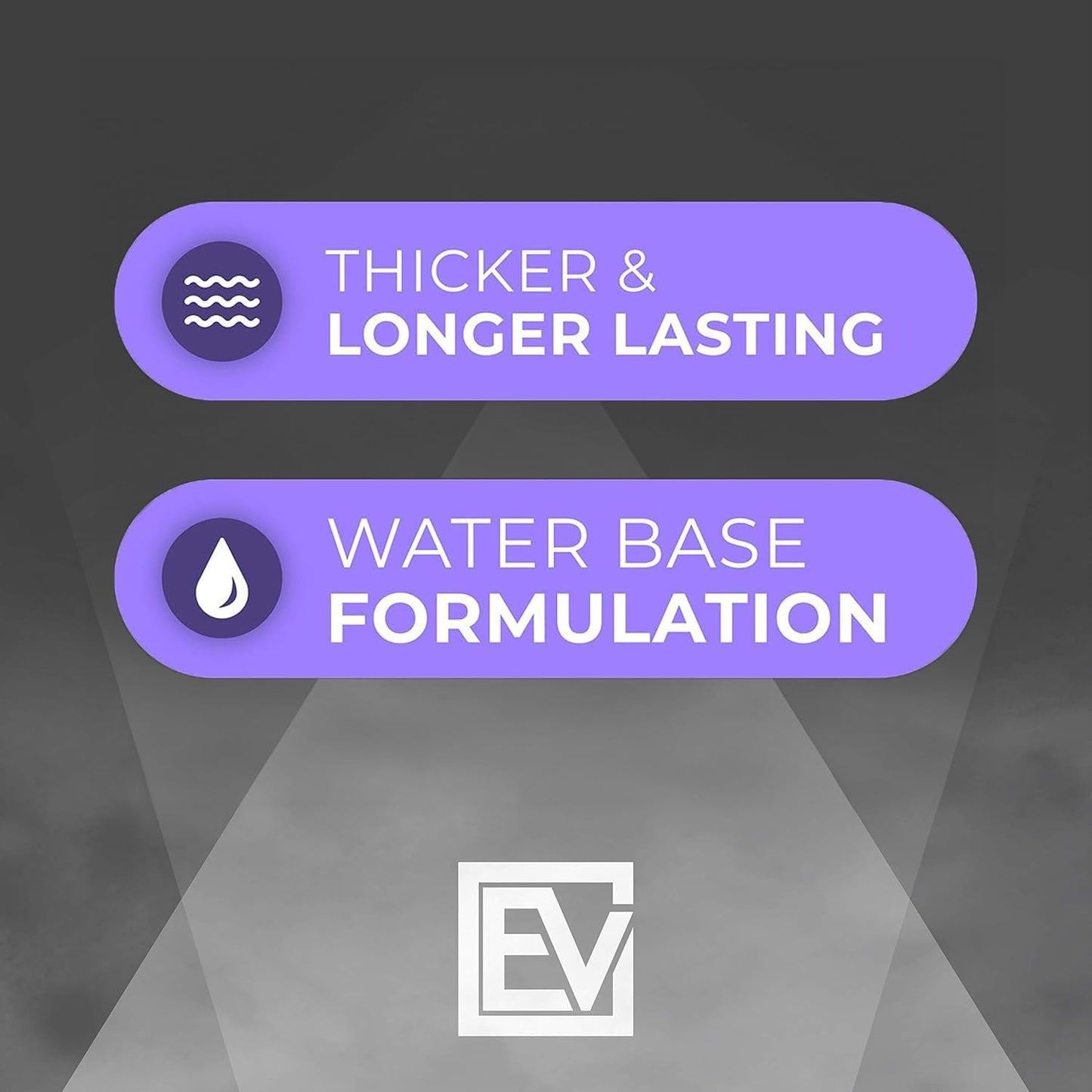 Essential Values Fog Machine Fluid - Extreme High Density Fog Juice (128 FL OZ / 1 Gallon) – White-Out Conditions for Water Based Foggers Designed for 700 Watts+ - Manufactured in USA