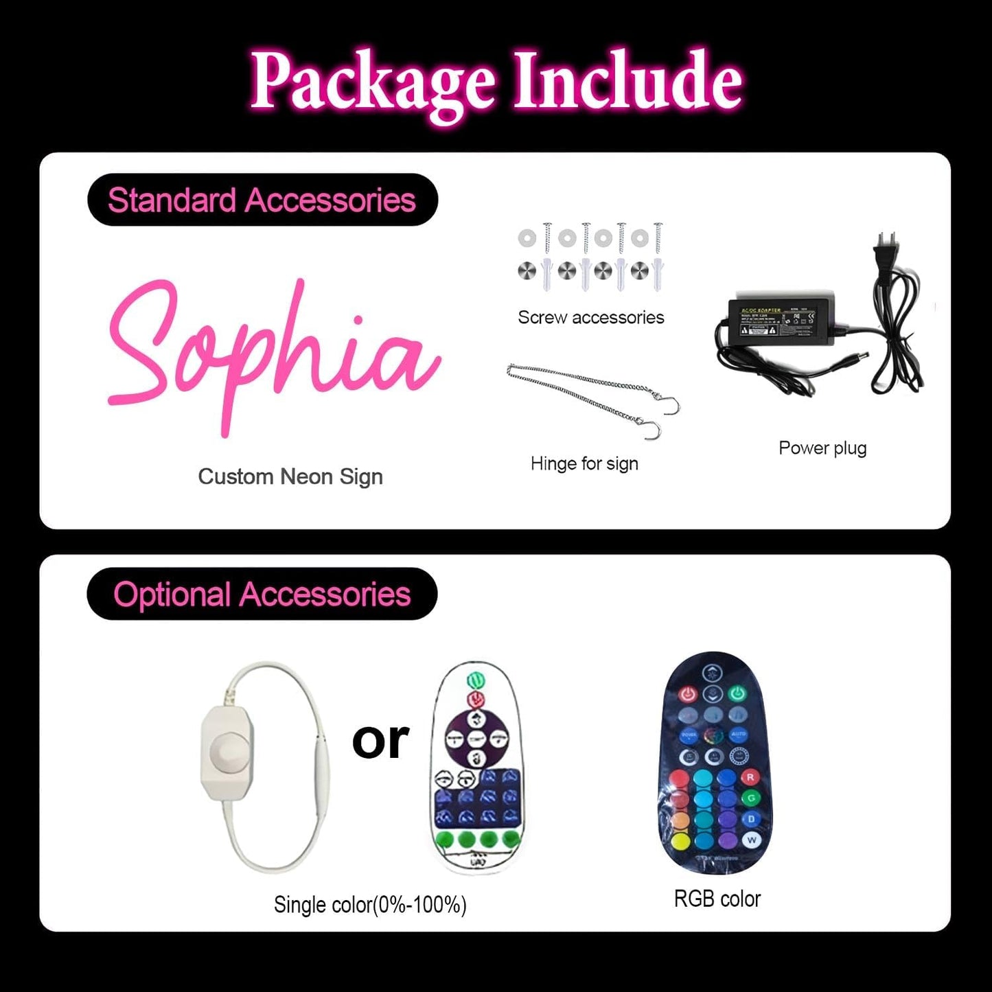 Custom Neon Signs for Wall Decor, Customized Name Light Sign for Wall, Led Signs Birthday Gifts for Loved One Kids Boys Girls, Neon Light Up Sign