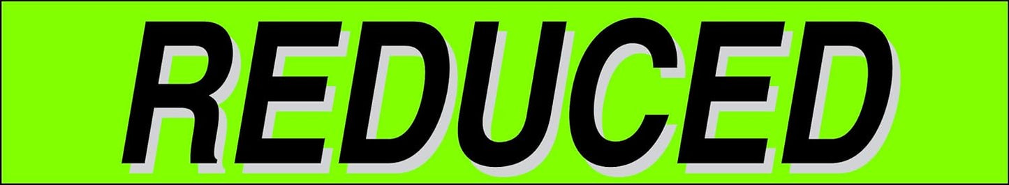 Ez-line Vinyl Windshield Stickers 3 Dozen 15 Inch Chartreuse Slogan Dealership Pro Pack for Car Lots (EZ115-Pack6)