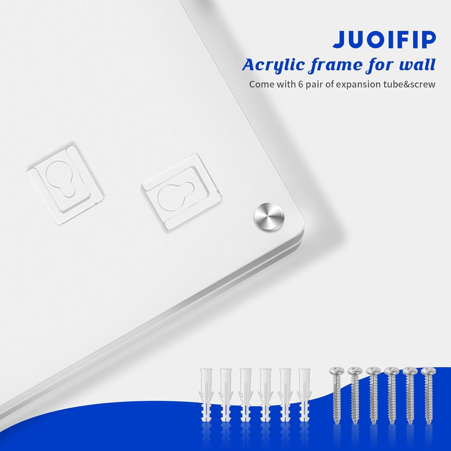 11X14 Acrylic Floating Picture Frame for Wall Mount, Clear Magnetic Photo Frame for Kids Artwork,Certificates Documents Frames for Family,Office,Wedding