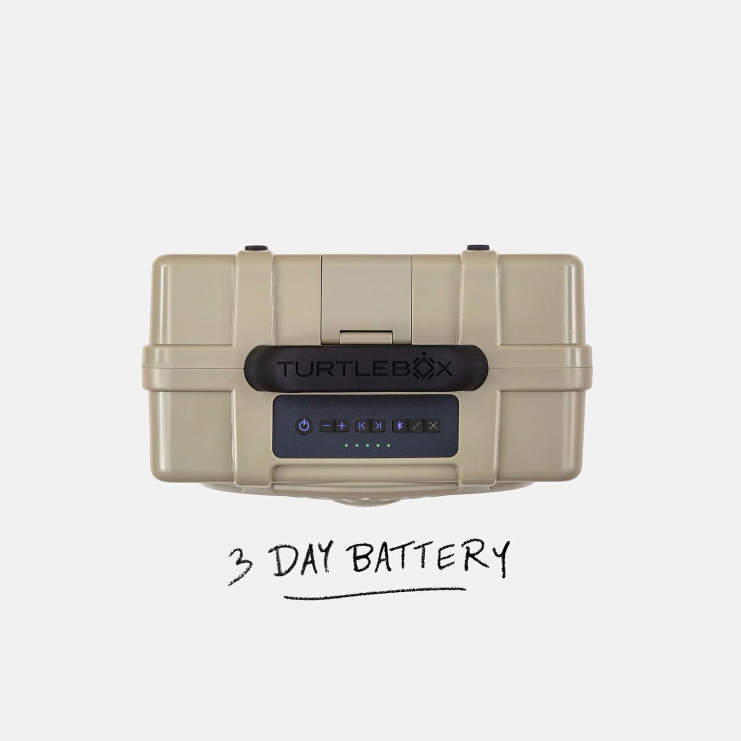 Turtlebox Original Gen 3: Portable Outdoor Bluetooth Speaker – Ultra-Loud (120dB), Waterproof (IP67), Rugged, Impact-Resistant, 3-Day Battery | Party Mode: Unlimited Pairing Stereo, Tan/Burnt Orange