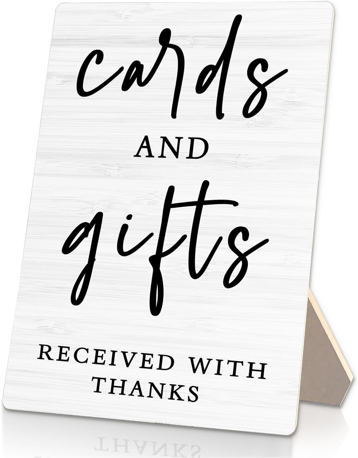 Cards And Gifts Wedding Sign, 5x7inch - Ceremony & Reception Gift Table Decor