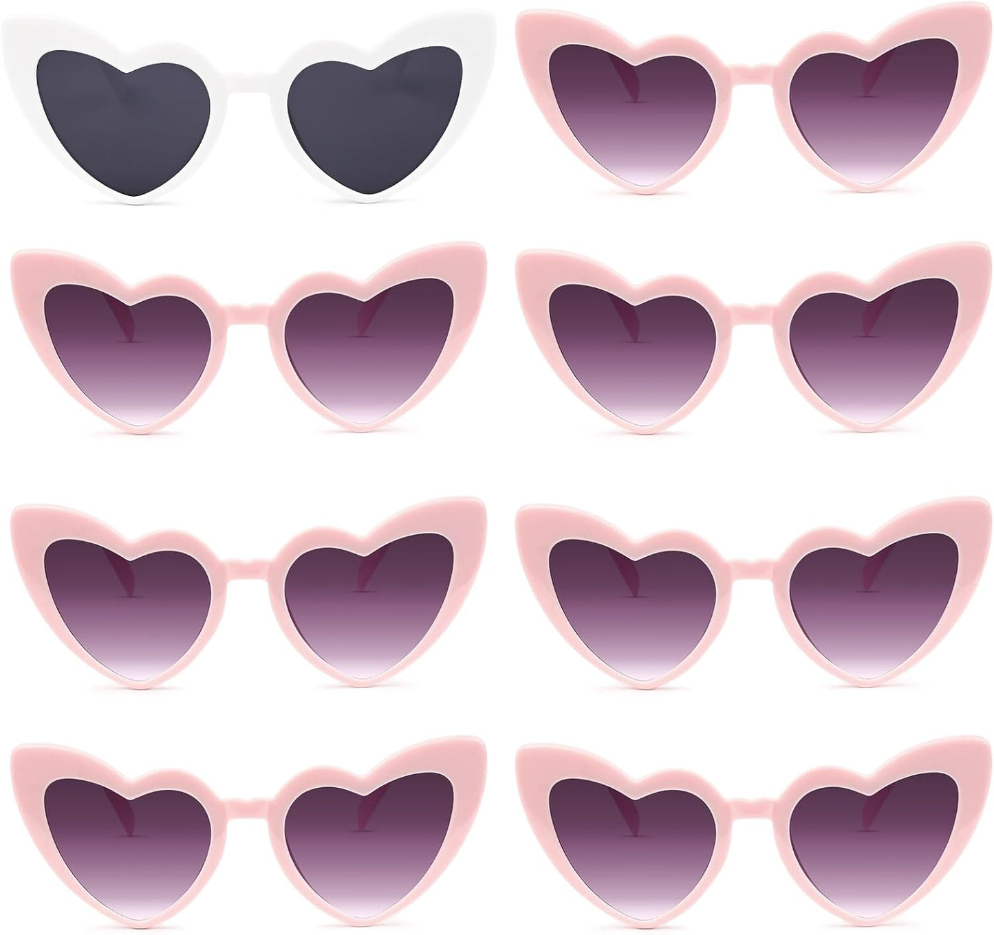 YOGFIT Heart Sunglasses for Women Fashion Classic Love Eye Protection Sunglasses Vintage Cute Heart Sunglasses