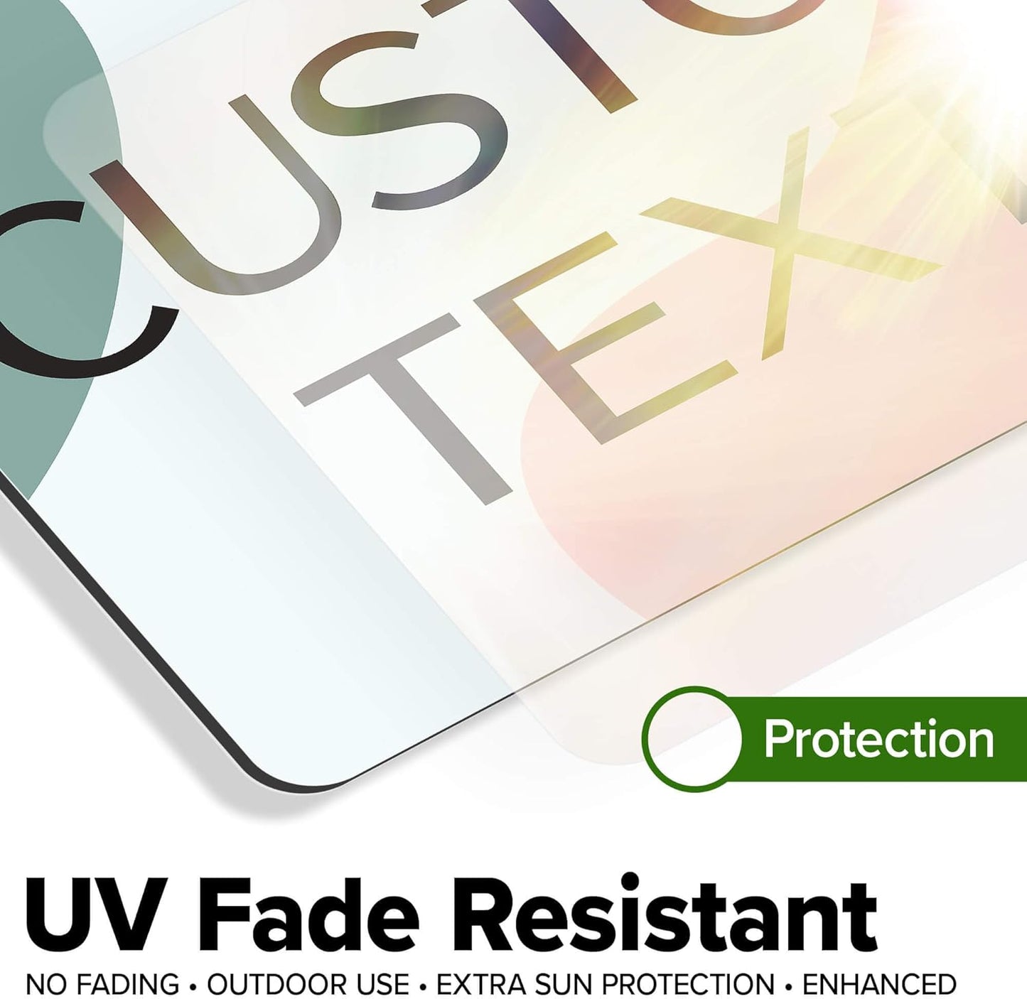 Custom Sign, Custom Street Sign, 11 Font Colors, 13 Font Styles, 4 Hole Options, 22 Sizes, 7x10 Inches, Rust Free DiBound, Fade Resistant, Made in USA by My Sign Center (Minimalist)