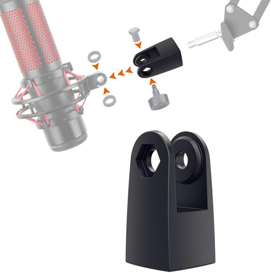 SUNMON Mic Stand Adapter for 3/8" HyperX QuadCast Boom Arm