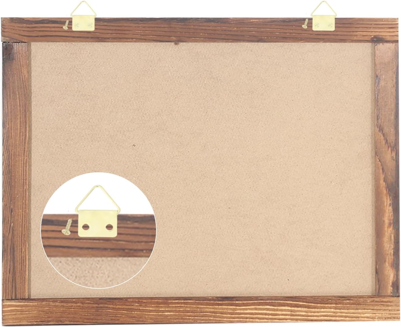 Magnetic Chalkboard Large Chalkboard for Wall Rustic Wood Framed Decorative Blackboard for Kids Hanging Blackboard for Home, Office, Restaurant 16" x 24"